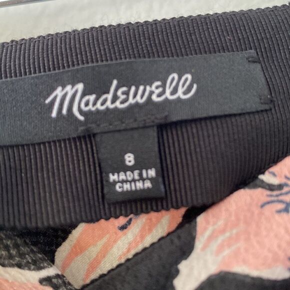 Madewell Satin Circle Mini Skirt in Winter Orchid - Picture 5 of 7